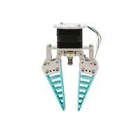 Robotic Pneumatic Single/Two/Three Finger Flexible Robot Claw Clamp, Bionic Hand Robotic Hand Fruit Sorting Soft Claw(C)