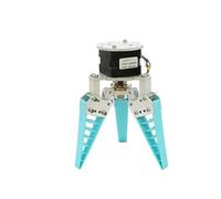 Robotic Pneumatic Single/Two/Three Finger Flexible Robot Claw Clamp, Bionic Hand Robotic Hand Fruit Sorting Soft Claw(F)