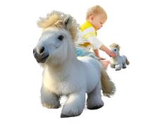 Robotic Pony Toy - Soft Plush Toy with Movements and Sounds | Educational Interactive Game for Learning Development, Imaginative Games & Birthday