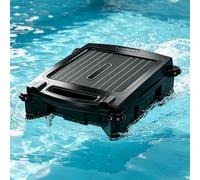Robotic Pool Skimmer - App Controlled, Solar & DC Powered, Auto Obstacle Avoidance, Smart Path Planning, 4.1L Skimmer Net Basket