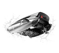 Robotic Pool Skimmer & Spa Skimmer, Solar Robot with Dual Power, Auto Path & Obstacle Avoidance, 4.1L Capacity, APP Remote Control for All Pool Types