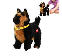 Robotic Puppy,Realistic Robot Puppy Real Dog Toys - Soft Educational Toys for Kids Adults Classroom Home Holiday Travel Indoor Bedroom Yard Garden Birthday