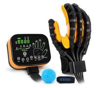 Robotic Rehabilitation Gloves,Stroke Rehab Equipment, 4 Modes, 8 Levels (L, Right Hand)