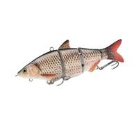 Robotic Swimming Lure With Metal Joint For Freshwater And Saltwater,15.5cm 53.8g Rechargeable Fishing Baits For Pike 4 Segement Swimbait, Electric Baits Fishing Tackle Dynamic Fish Attractor Lure