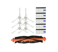 Robotic Vacuum Accessories,Cleaner Compatible for Rowenta RR8587WH RR8587,Main Roller Brush Side Brush Filter Mop Cloths Spare Parts(Set 1)