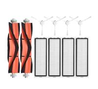 Robotic Vacuum Cleaner Accessories，Compatible for Xiaomi，1C 1T Robot Vacuum Mop，Compatible for Dreame，F9 Filter Main Side Brush Mop Cloth(10pcs)