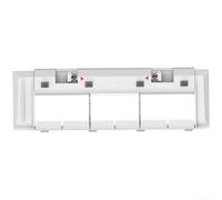 Robotic Vacuum Cleaner Main Brush Cover, for Xiaomi for MI Models 1T and 2C, Precision Fit 304 Stainless Steel Wire Construction to Prevent Hair(Black Belt)