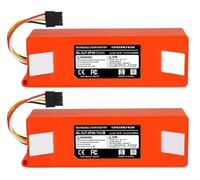 Robotic Vacuum Cleaner Replacement Battery ，Compatible For Xiaomi， Compatible For Roborock，，S55 S60 S65 S50 S51 S5 MAX S6 BRR-2P4S-5200S(2pcs5200mAh)