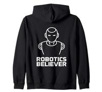Robotics Believer Robot Tech Innovation Automation Zip Hoodie