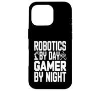 Robotics by Day Gamer by Night Engineering Gamer Art Case for iPhone 16 Pro