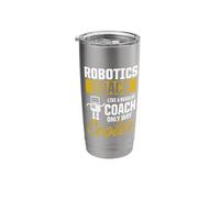 Robotics Coach Like a Regular Coach Only Way Cooler Engineer Stainless Steel Insulated Tumbler