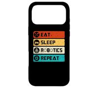Robotics Engineer Funny Robot, Eat Sleep Robotics Repeat Case for iPhone 17 Pro Max