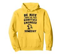 Robotics Engineer Outfit Funny Robot Engineering Pullover Hoodie