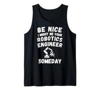 Robotics Engineer Outfit Funny Robot Engineering Tank Top