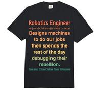 Robotics Engineer Robot Builder Comfort Colors Adult Heavyweight T-Shirt