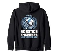 Robotics Engineers Make The World Move Through Innovation Zip Hoodie