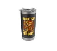 Robotics is My Sport Artificial Intelligence Lovers Robotics Stainless Steel Insulated Tumbler