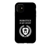 Robotics Is My Sport Retro Mech Bot STEM Engineering Team Case for iPhone 11