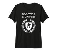 Robotics is My Sport Retro Mech Bot STEM Engineering Team Premium T-Shirt