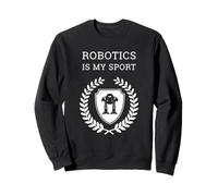 Robotics Is My Sport Retro Mech Bot STEM Engineering Team Sweatshirt