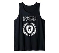 Robotics is My Sport Retro Mech Bot STEM Engineering Team Tank Top