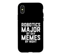 Robotics Major By Day Memes By Night Robotics Mechatronics Case for iPhone X/XS