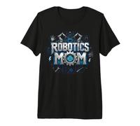 Robotics Mom STEM Robotics Team Engineer Pride Premium T-Shirt