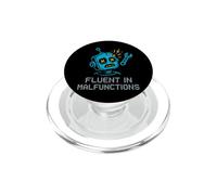 Robotics Technician Automation Tech Factory Engineer Gift PopSockets PopGrip for MagSafe