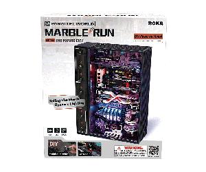 Robotime 3D Kit ROKR DIY Puzzle Gaming The Future City Marble Run MR02S