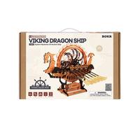Robotime 3D Kit ROKR DIY Wooden Puzzle Viking Dragon Boat LK802