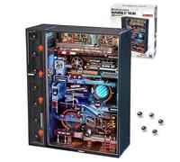 ROBOTIME 3D Puzzle Model Kits for Adults to Build Last City, Marble Run LED Glo…