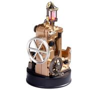 ROBOTIME 3D Puzzle Morse Telegraph - Mechanical DIY Telegraph Model Kit with Sound & Lights, PVC Steampunk Desk Decor & STEM Gift, CGM02