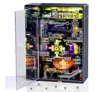 ROBOTIME 3D Puzzle Parallel World Alchemy City - Marble Run Interactive City Model with Lights, Mechanical DIY PVC Kit for Teens & Adults, MR04S