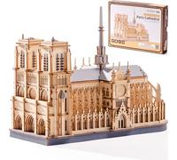 ROBOTIME 3D Puzzle Paris Cathedral, Wooden Model Kit for Adults to build, DIY Toy Building Construction Craft Kits, Ideal For Christmas And Birthday Gift
