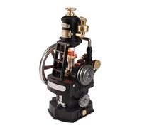 ROBOTIME 3D Puzzle Steam Engine Model Kit for Adults - Mechanical DIY Building Set with Lights & Motion, PVC Engineering Model Toy Gift for Collectors & STEM Lovers, CGM03