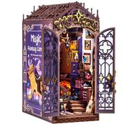 ROBOTIME Book Nook Kit for Adults - Magic Fantasy Corner, DIY Miniature House Kit, Booknook Bookshelf Decoration, Creative Gift for Teens & Adults