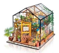 ROBOTIME Cathy's Flower House DIY Miniature House Kit for Adults