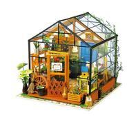 ROBOTIME Rolife Cathy's Flower House Greenhouse 1:24 DIY Miniature Dollhouse