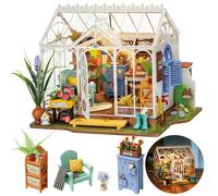 Robotime DIY Miniature House Model Building Gift ,Dreamy Garden House
