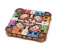 ROBOTIME Fortune Quest 3D Wooden Puzzle Board Game for Adults, 907 Pieces | Build a 3D wooden puzzle, launch the pinball-style wheel and make every family game night more hands-on.