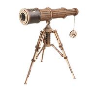 ROKR 3D Wooden Puzzles Monocular Telescope Model Building DIY Science Kit Birthday Gift for Adults and Teens Cool Display Item