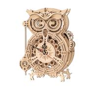 Robotime Retro Style Mechanical Gears 3D Wooden Puzzle Laser Cut Ages 14+