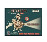 ROBOTIME ROKR DIY 3D Wooden Puzzle Jigsaw Gift Film Projector Vitascope LK601