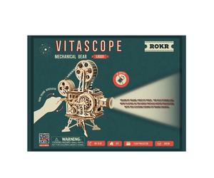 ROBOTIME ROKR DIY 3D Wooden Puzzle Jigsaw Gift Film Projector Vitascope LK601