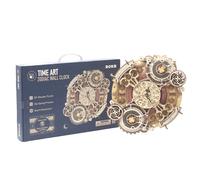 ROBOTIME ROKR DIY 3D Wooden Puzzle Jigsaw Model Kit Gift Zodiac Wall Clock LC601