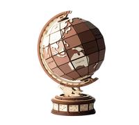 Robotime Rokr Globe Build Your Own Wooden Globe Kit
