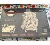 ROKR Owl Clock Mechanical 3D Wooden Puzzle LK503