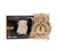 ROKR Owl Clock Mechanical 3D Wooden Puzzle LK503