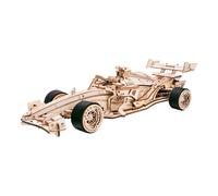 Robotime ROKR Racing Car Wooden 3D Puzzle Building Toys 29 x 7.6 x 10.5cm 1PC