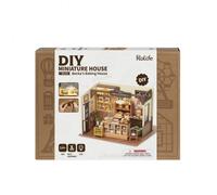ROBOTIME Rolife 3D Miniature Becka's Baking House DIY Dollhouse Kit Gift - DG161